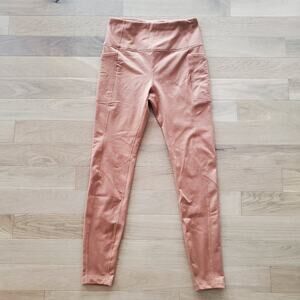 Mondetta Legging Fleece Lined Tan Peach Medium